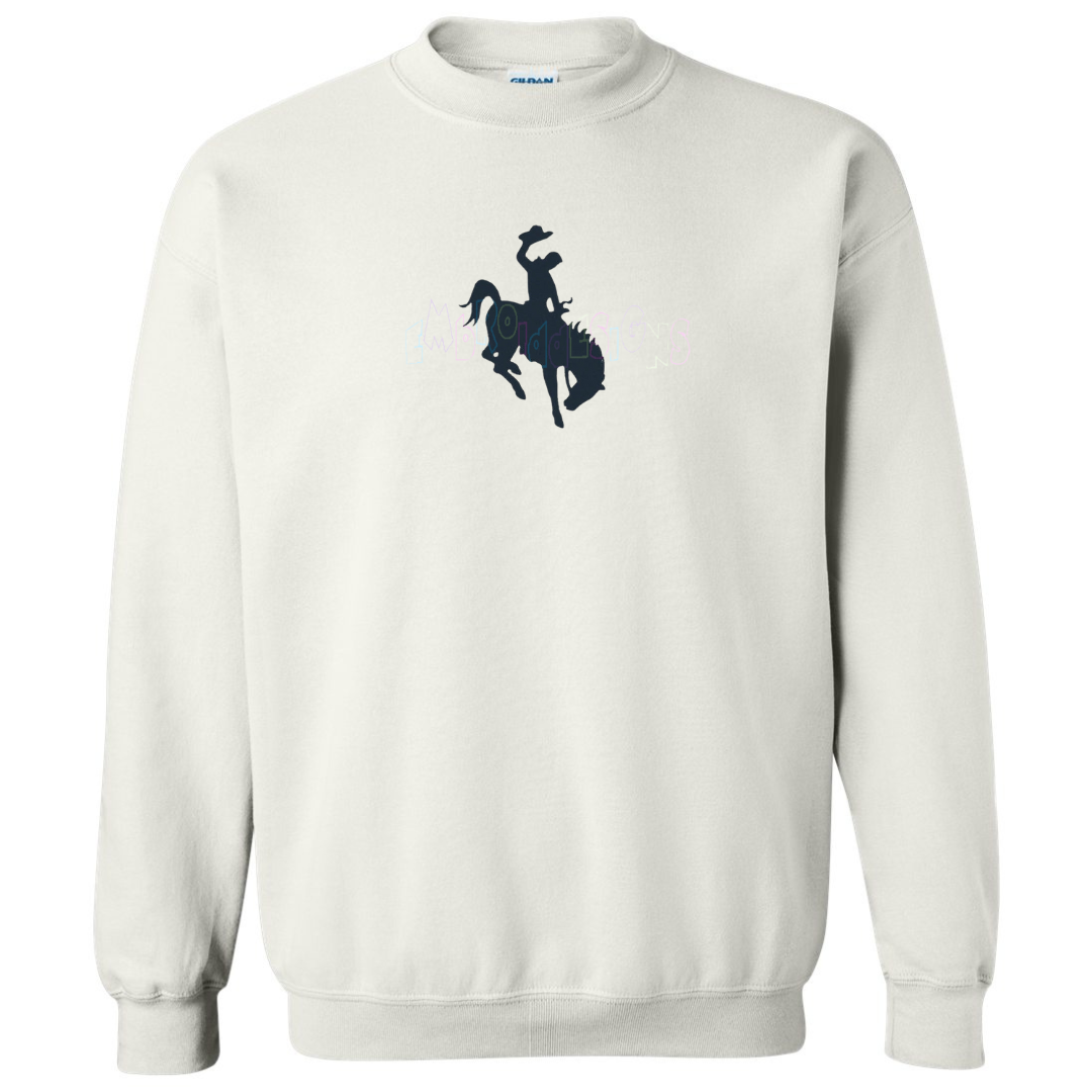 Cowboy Embroidered Crewneck