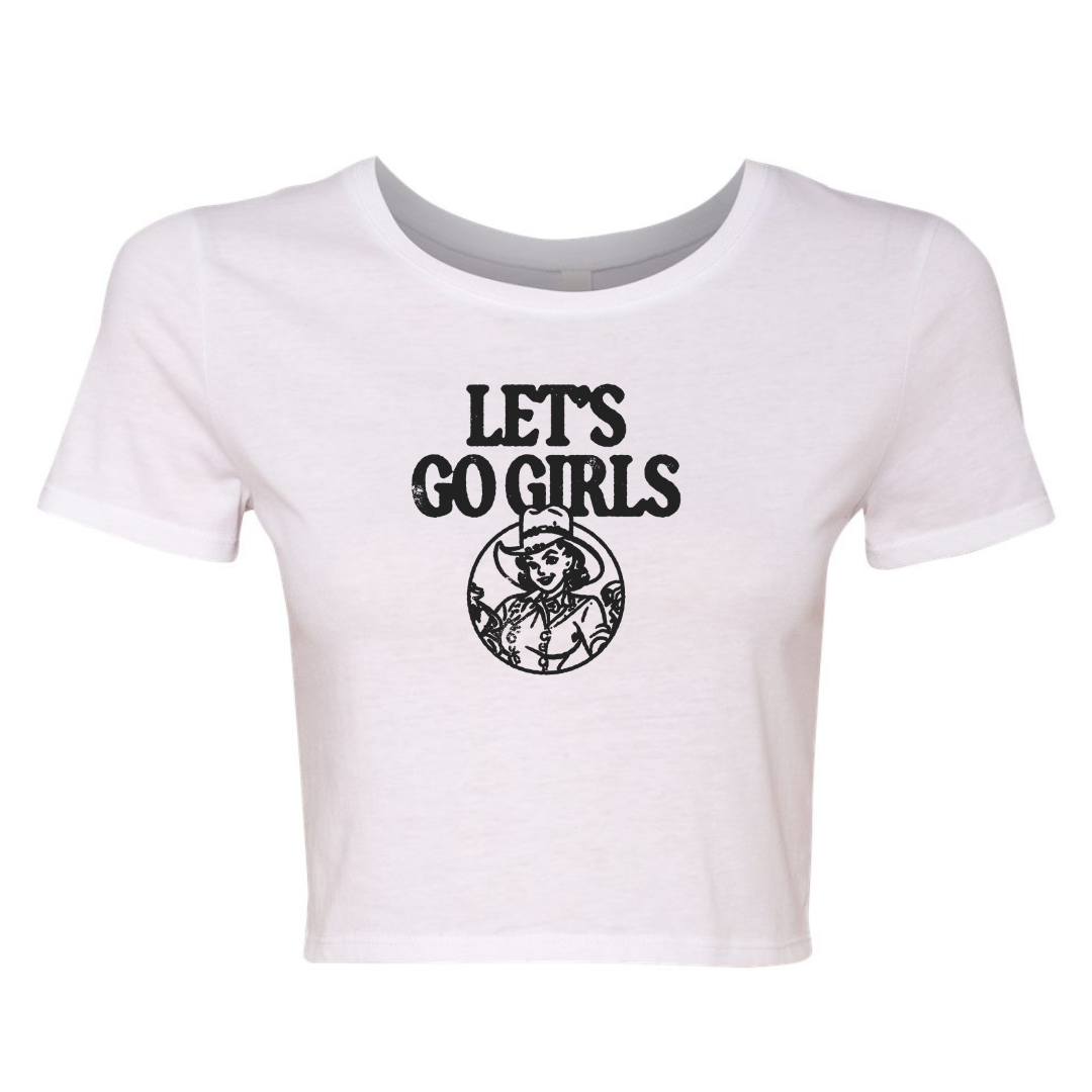 Lets Go Girls Vinyl Baby Tee