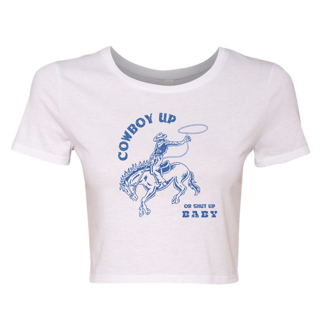 Cowboy Up Vinyl Baby Tee