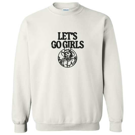 Lets Go Girls Vinyl Crewneck